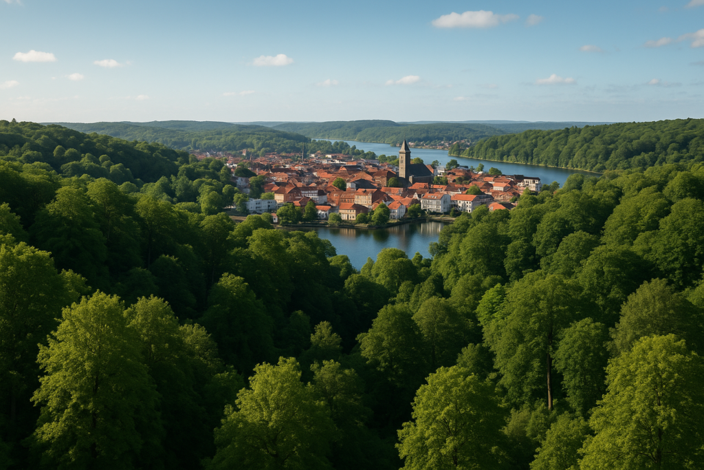 Hvorfor er Silkeborg omgivet af så meget skov?