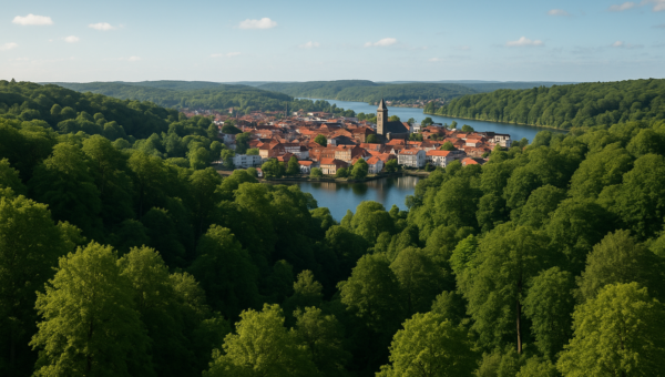 Hvorfor er Silkeborg omgivet af så meget skov?